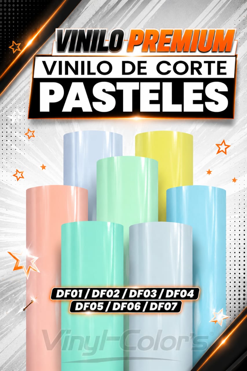 Vinilo de corte pasteles DF01 a DF07