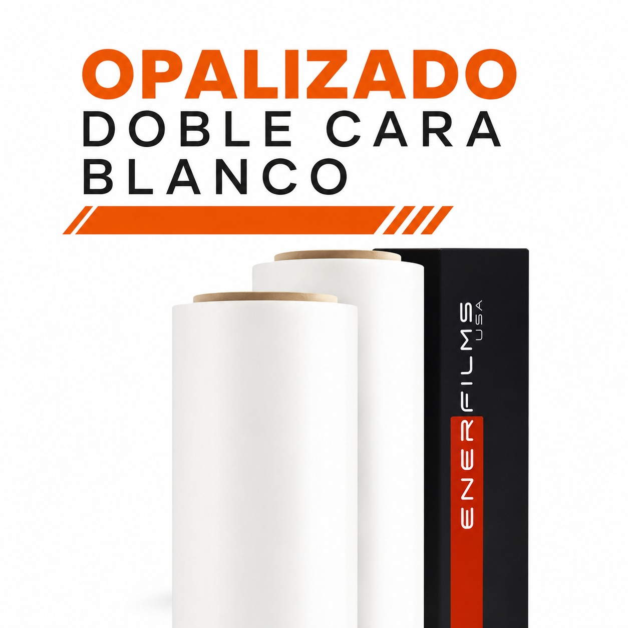 Opalizado doble cara blanco