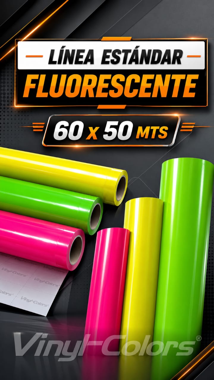 Vinilo de corte fluorescente