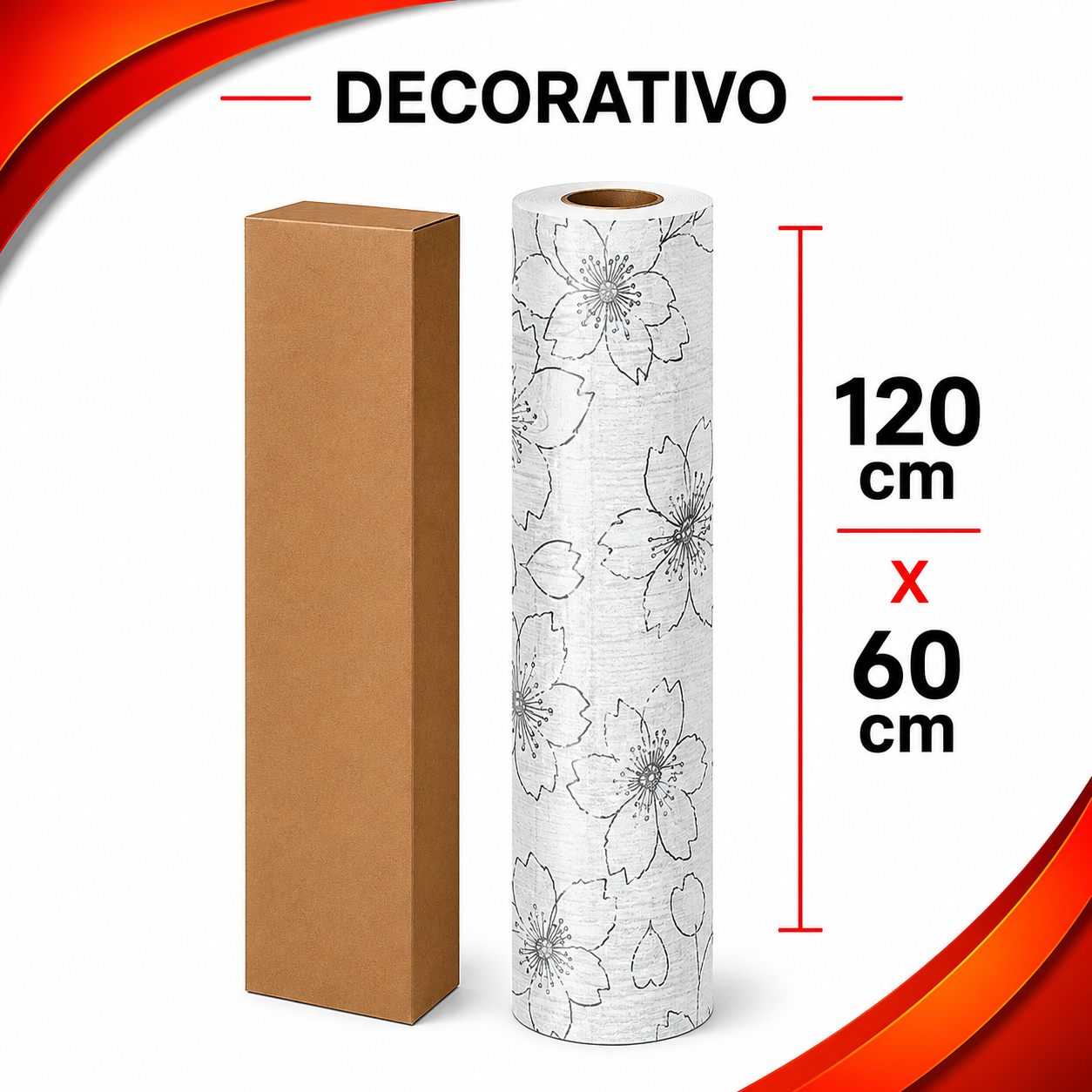 Decorativo para Vidrio S006 — Enredadera floral