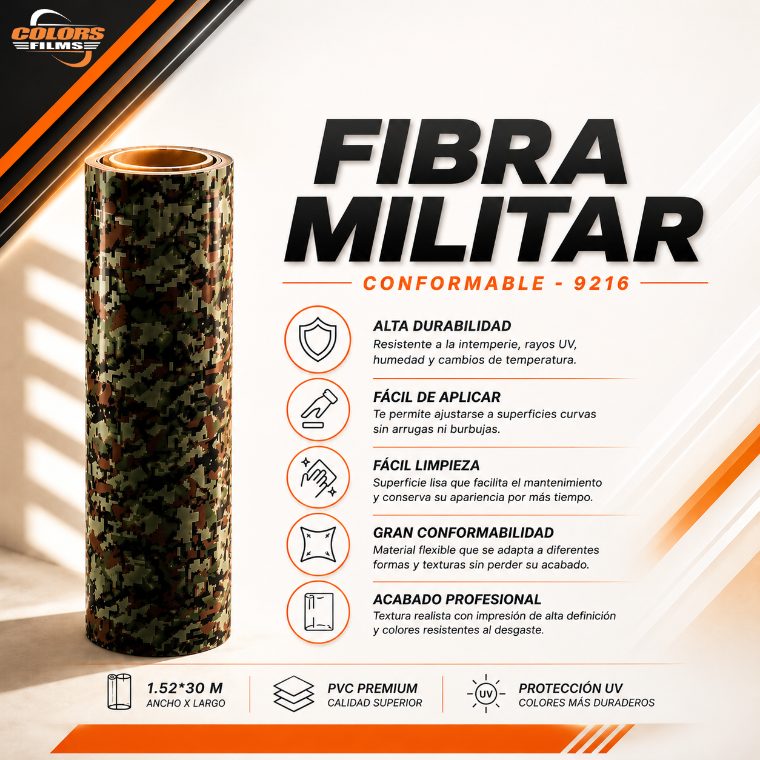 Fibra militar conformable referencia 9216