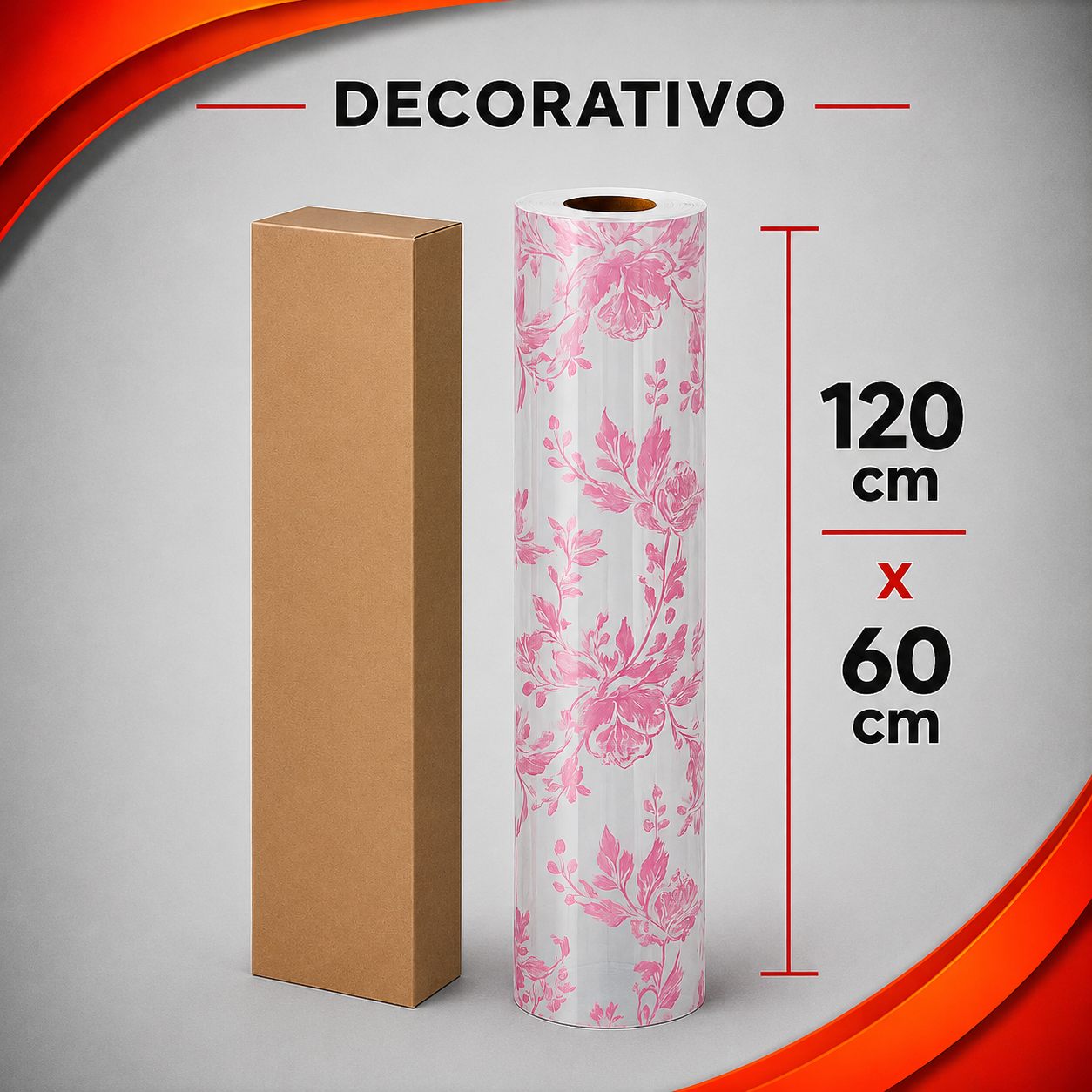 Decorativo para Vidrio BL36 — Floral esmerilado