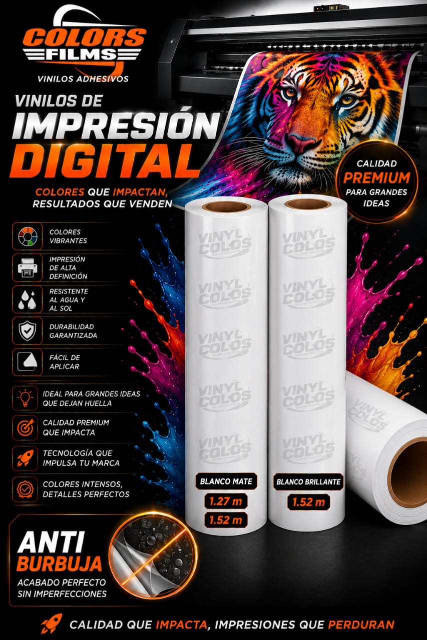 Vinilo de impresion digital premium gran formato