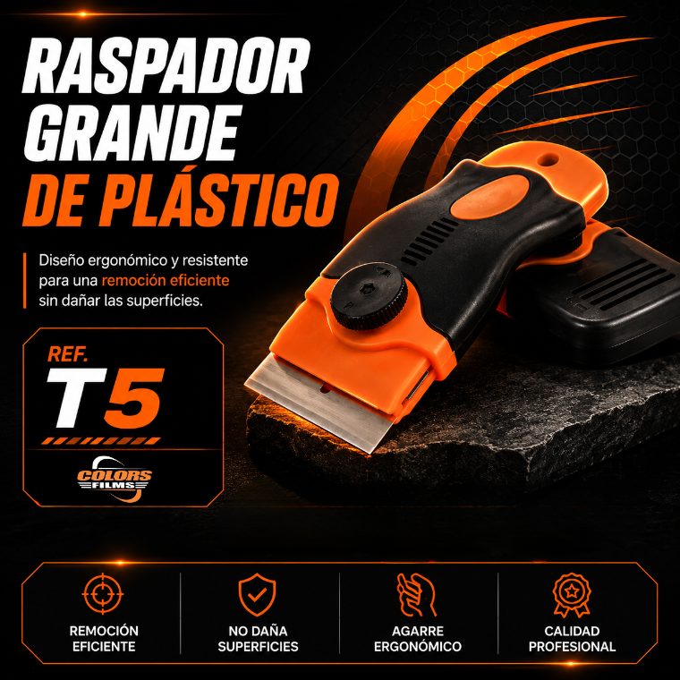 Raspador grande de plástico referencia T5