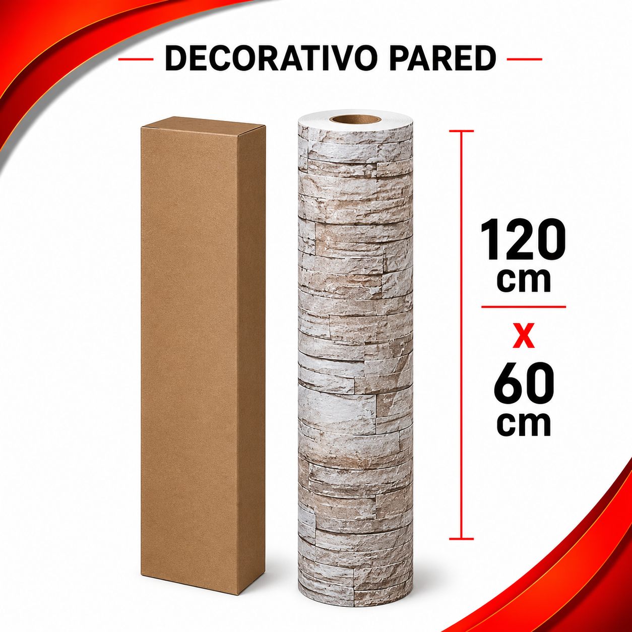 Decorativo para Pared 1023 — Texturizado · Ladrillo blanco