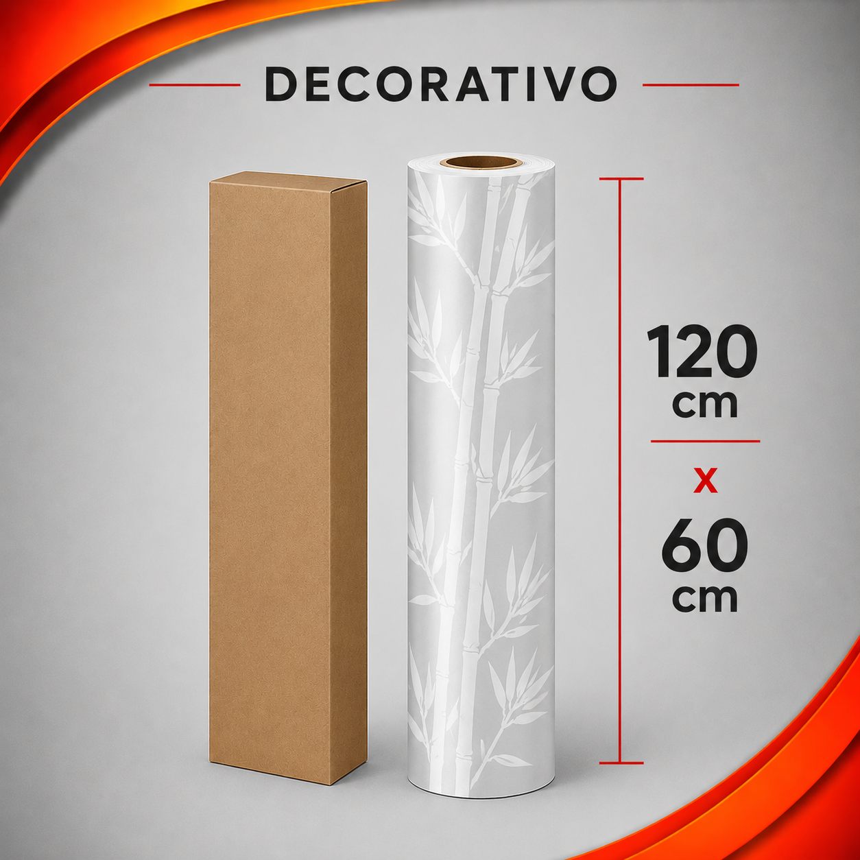 Decorativo para Vidrio M020 — Floral verde