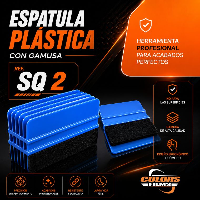 Espátula plástica con gamuza referencia SQ2